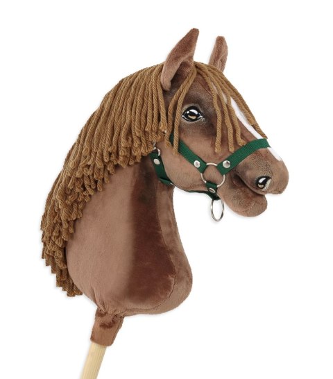 Hobby Horse Duży koń na kiju Premium - ciemny kasztan A3 Hobby Horse Duży koń na kiju Premium - ciemny kasztan A3