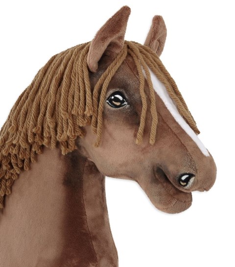 Hobby Horse Duży koń na kiju Premium - ciemny kasztan A3 Hobby Horse Duży koń na kiju Premium - ciemny kasztan A3