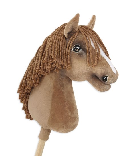 Hobby Horse Duży koń na kiju Premium - jasny kasztan A3 Hobby Horse Duży koń na kiju Premium - jasny kasztan A3