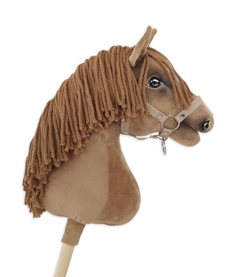 Hobby Horse Duży koń na kiju Premium - jasny kasztan A3 Hobby Horse Duży koń na kiju Premium - jasny kasztan A3
