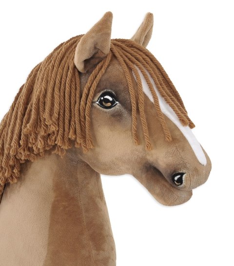 Hobby Horse Duży koń na kiju Premium - jasny kasztan A3 Hobby Horse Duży koń na kiju Premium - jasny kasztan A3