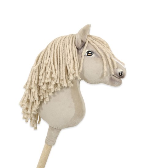 Premium Hobby Horse – Mały koń na kiju A4, cremello
