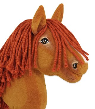 Hobby Horse Koń na Kiju Rudy Kasztan A4 – Ręcznie Malowany