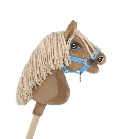 Kantar dla konia Hobby Horse A4 mały zapinany - błękitny