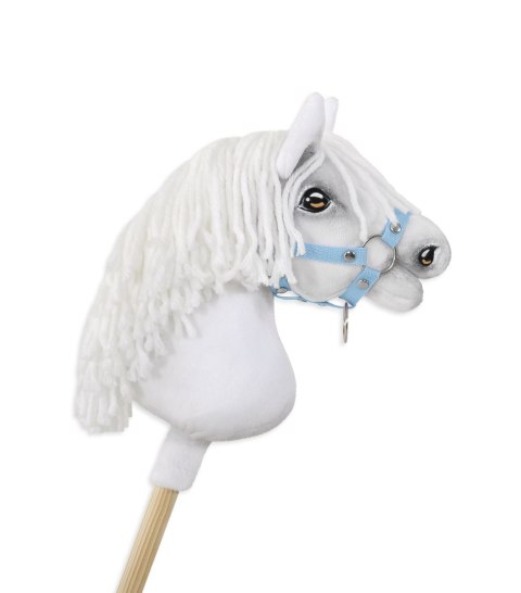 Kantar dla konia Hobby Horse A4 mały zapinany - błękitny