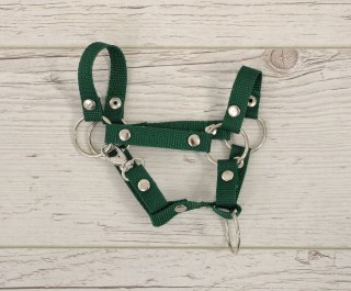 Kantar dla konia Hobby Horse A4 mały zapinany - butelkowa zieleń