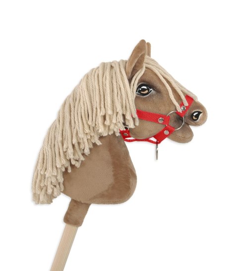 Kantar dla konia Hobby Horse A4 mały zapinany - czerwony Kantar dla konia Hobby Horse A4 mały zapinany - czerwony