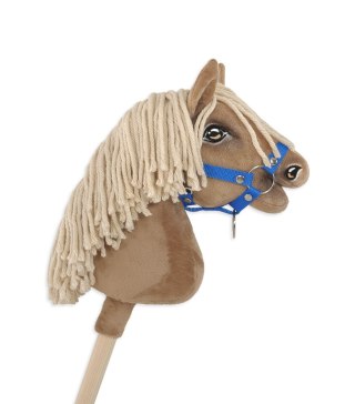 Kantar dla konia Hobby Horse A4 mały zapinany - niebieski