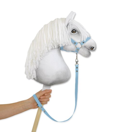 Uwiąz Hobby Horse z taśmy – Wytrzymały Uwiąz do Kantara - błękitny