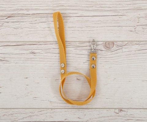 Uwiąz Hobby Horse z taśmy – Wytrzymały Uwiąz do Kantara - musztardowy Uwiąz Hobby Horse z taśmy – Wytrzymały Uwiąz do Kantara - musztardowy