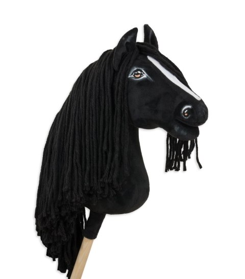 Hobby Horse Duży koń na kiju Premium - fryz koń fryzyjski II A3 Hobby Horse Duży koń na kiju Premium - fryz koń fryzyjski II A3