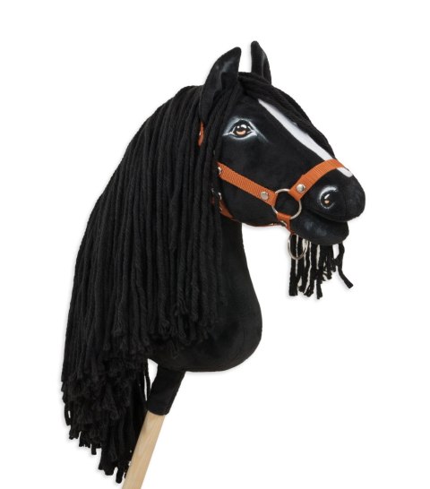 Hobby Horse Duży koń na kiju Premium - fryz koń fryzyjski II A3 Hobby Horse Duży koń na kiju Premium - fryz koń fryzyjski II A3
