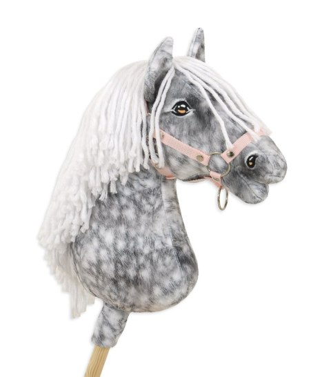 Hobby Horse Duży koń na kiju Premium - siwek jabłkowity z białą grzywą A3 Hobby Horse Duży koń na kiju Premium - siwek jabłkowity z białą grzywą A3