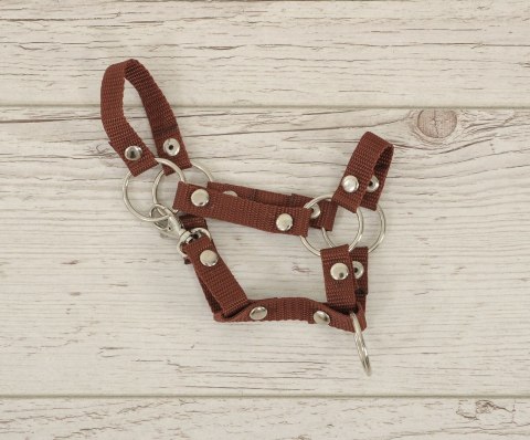 Kantar dla konia Hobby Horse A4 mały zapinany - brązowy Kantar dla konia Hobby Horse A4 mały zapinany - brązowy