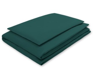Pościel dziecięca 2-częściowa 135x100 cm – poszewka na poduszkę i kołderkę, butelkowa zieleń