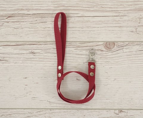 Uwiąz Hobby Horse z taśmy – Wytrzymały Uwiąz do Kantara - bordowy