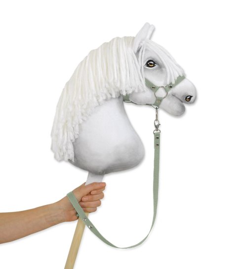 Uwiąz Hobby Horse z taśmy – Wytrzymały Uwiąz do Kantara - szałwia Uwiąz Hobby Horse z taśmy – Wytrzymały Uwiąz do Kantara - szałwia