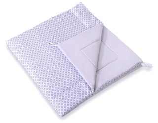 Dwustronna mata do namiotu TIPI - mini-rozeta szara