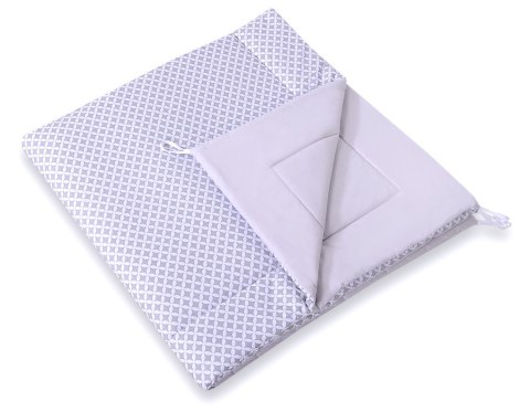 Dwustronna mata do namiotu TIPI - mini-rozeta szara