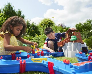 BIG Tor Wodny AdventureLand Kraina Przygód Armatka Wodna AquaPlay 57 ele.