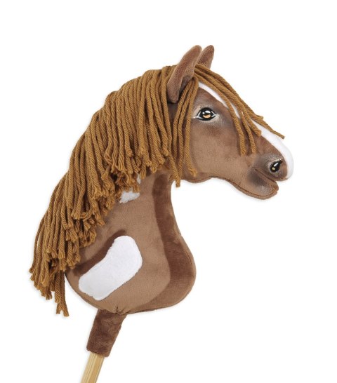 Hobby Horse Duży koń na kiju Premium - western II gniady z brązową grzywą A3 Hobby Horse Duży koń na kiju Premium - western II gniady z brązową grzywą A3