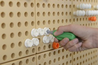 Ręczne Narzędzia 6 Elementów Śrubokręt Klucz - Tablica Naukowo-Edukacyjna Masterkidz STEM