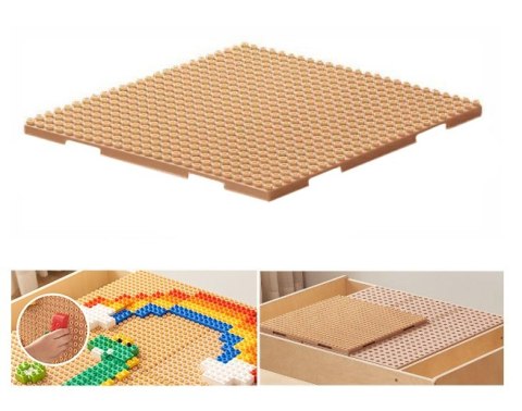 MASTERKIDZ Drewniany Stół Edukacyjny + AKCESORIA STEM WALL + 135 Klocków MASTERKIDZ Drewniany Stół Edukacyjny + AKCESORIA STEM WALL + 135 Klocków