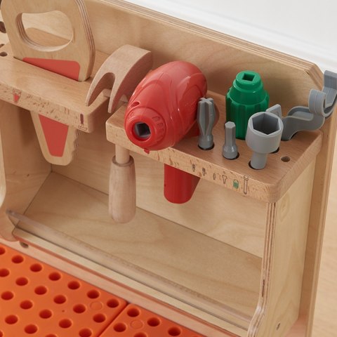 MASTERKIDZ Drewniany Warsztat XXL Montessori STEM z Narzędziami MASTERKIDZ Drewniany Warsztat XXL Montessori STEM z Narzędziami