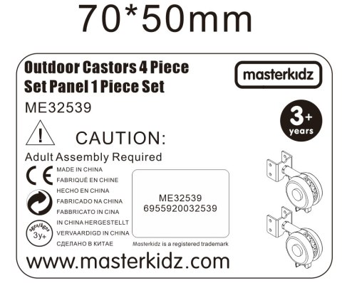 MASTERKIDZ Kółka do Tablicy Wolnostojących STEM 4 szt. MASTERKIDZ Kółka do Tablicy Wolnostojących STEM 4 szt.