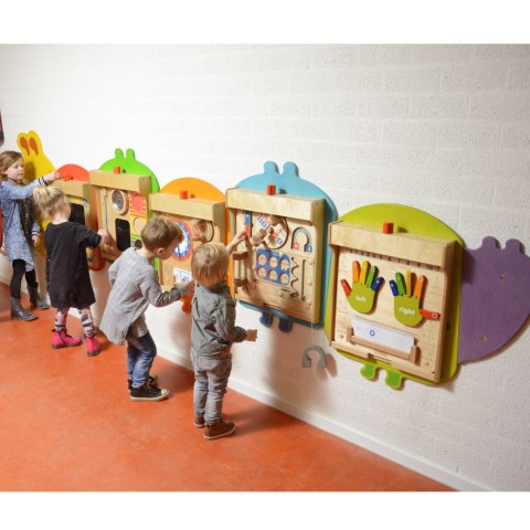 MASTERKIDZ System do Montażu 5 Ściennych Tablic Edukacyjnych Flex - Gąsienica MASTERKIDZ System do Montażu 5 Ściennych Tablic Edukacyjnych Flex - Gąsienica