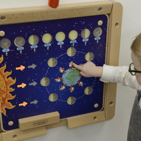 MASTERKIDZ Tablica Edukacyjna Fazy Księżyca Montessori MASTERKIDZ Tablica Edukacyjna Fazy Księżyca Montessori
