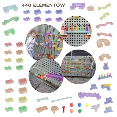 MASTERKIDZ Zestaw Konstrukcyjny Tor dla Piłek Tablica STEM 440elementów MASTERKIDZ Zestaw Konstrukcyjny Tor dla Piłek Tablica STEM 440elementów