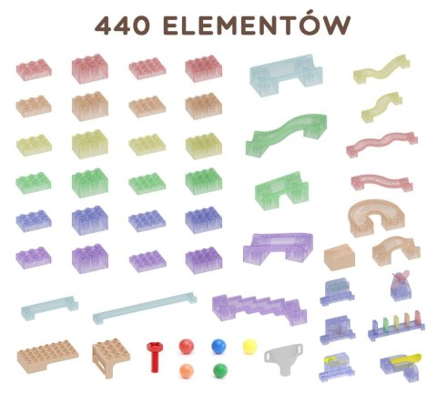 MASTERKIDZ Zestaw Konstrukcyjny Tor dla Piłek Tablica STEM 440elementów MASTERKIDZ Zestaw Konstrukcyjny Tor dla Piłek Tablica STEM 440elementów