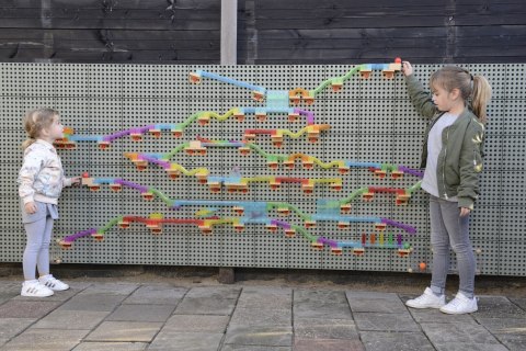 MASTERKIDZ Zestaw Konstrukcyjny Tor dla Piłek Tablica STEM 440elementów MASTERKIDZ Zestaw Konstrukcyjny Tor dla Piłek Tablica STEM 440elementów