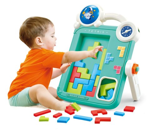 WOOPIE Dwustronna Tablica do Rysowania Gra Tetris 2w1 Pomarańczowa WOOPIE Dwustronna Tablica do Rysowania Gra Tetris 2w1 Pomarańczowa
