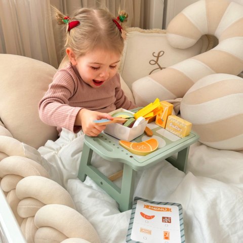 WOOPIE GREEN Zestaw Śniadaniowy z Tacą i Akcesoriami Serwis Pastelowy WOOPIE GREEN Zestaw Śniadaniowy z Tacą i Akcesoriami Serwis Pastelowy