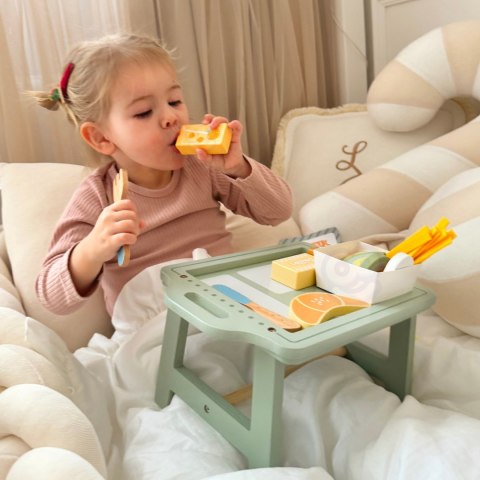 WOOPIE GREEN Zestaw Śniadaniowy z Tacą i Akcesoriami Serwis Pastelowy WOOPIE GREEN Zestaw Śniadaniowy z Tacą i Akcesoriami Serwis Pastelowy