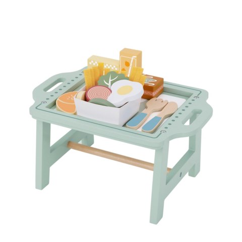 WOOPIE GREEN Zestaw Śniadaniowy z Tacą i Akcesoriami Serwis Pastelowy WOOPIE GREEN Zestaw Śniadaniowy z Tacą i Akcesoriami Serwis Pastelowy