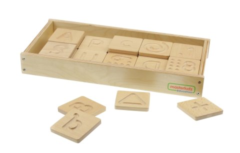 Zabawka Sensoryczna Rozpoznaj Dotykiem Literki Cyfry Kształty Masterkidz Montessori Zabawka Sensoryczna Rozpoznaj Dotykiem Literki Cyfry Kształty Masterkidz Montessori