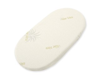 Materac ALOE VERA do kosza Mojżesza BOHO | Antybakteryjny i Hipoalergiczny z Aloesem