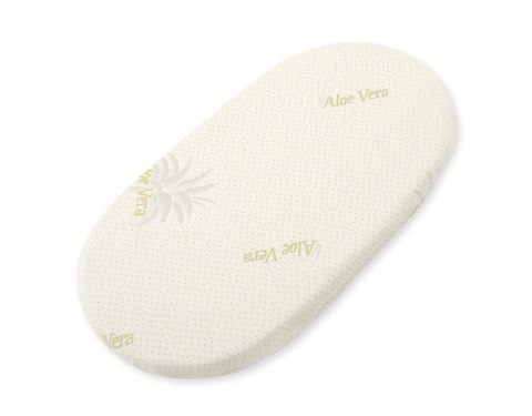 Materac ALOE VERA do kosza Mojżesza BOHO | Antybakteryjny i Hipoalergiczny z Aloesem