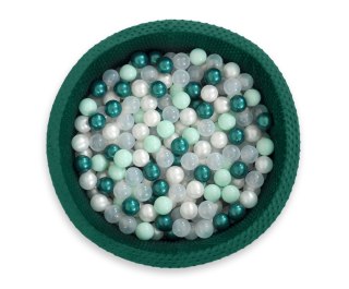 Plastikowe piłeczki do suchego basenu 50 szt. – Idealne do zabawy dla dzieci - miętowe