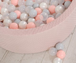 Plastikowe piłeczki do suchego basenu 50 szt. – Idealne do zabawy dla dzieci - perłowe