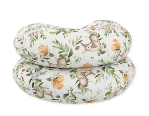 Poduszka ciążowa typu C poduszka dla kobiet w ciąży i do karmienia ze zdejmowaną poszewką -Woodland green Poduszka ciążowa typu C poduszka dla kobiet w ciąży i do karmienia ze zdejmowaną poszewką -Woodland green