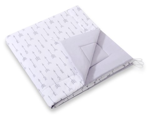 Dwustronna mata do namiotu TIPI - Szare strzałki/szary