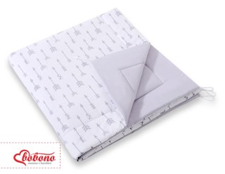 Dwustronna mata do namiotu TIPI - Szare strzałki/szary