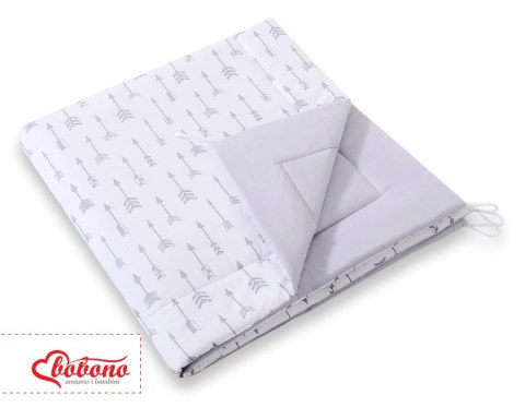 Dwustronna mata do namiotu TIPI - Szare strzałki/szary