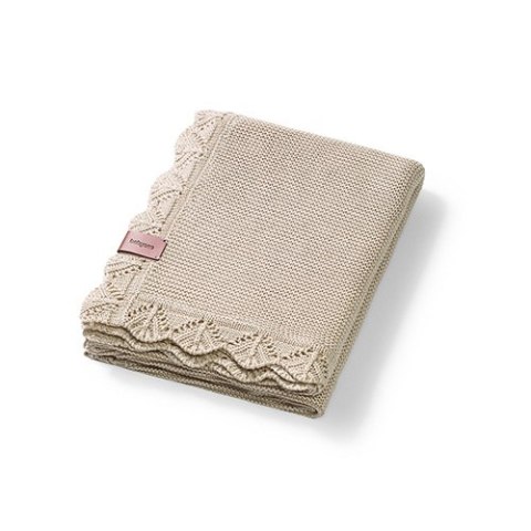 B.O.1674/02 Kocyk bambusowy jasny beż