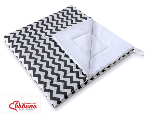 Dwustronna mata do namiotu TIPI - Chevron czarny