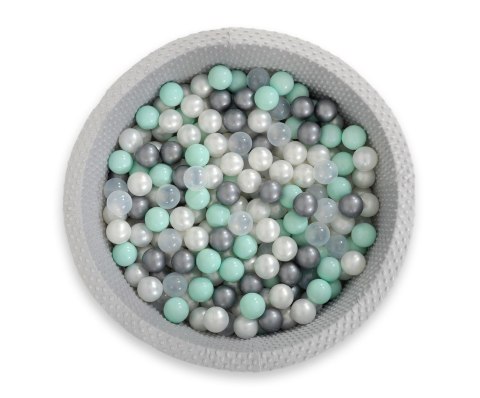 Plastikowe piłeczki do suchego basenu 50 szt. – Idealne do zabawy dla dzieci - miętowe